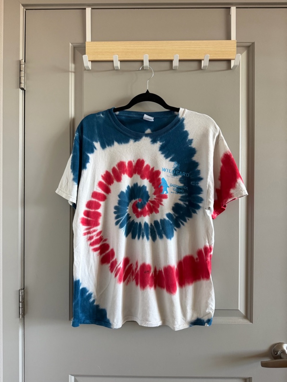 Black Hawk, Colorado Wild Card Saloon Sasquatch Casino Tie-Dye Tee